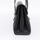 GUCCI Micro GG Supreme Hand Bag PVC Black Gold 000 46 4857 Auth 205404-4