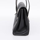 GUCCI Micro GG Supreme Hand Bag PVC Black Gold 000 46 4857 Auth 205404-5