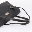 GUCCI Micro GG Supreme Hand Bag PVC Black Gold 000 46 4857 Auth 205404-7