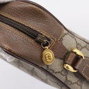 GUCCI GG Supreme Web Sherry Line Bag PVC Beige Gold 001 115 6655 Auth 205406A-10
