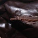 CELINE Macadam Canvas Boston Bag PVC Beige Gold Auth 205407-23