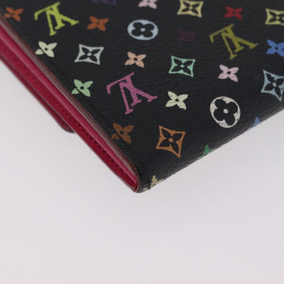 LOUIS VUITTON Multicolor Portefeiulle Sarah Wallet M60668 LV Auth 205408A
