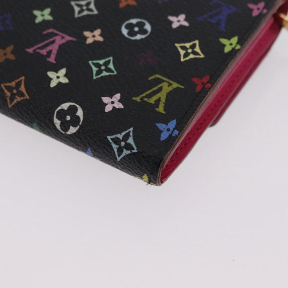 LOUIS VUITTON Multicolor Portefeiulle Sarah Wallet M60668 LV Auth 205408A