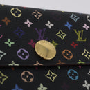 LOUIS VUITTON Multicolor Portefeiulle Sarah Wallet M60668 LV Auth 205408A-17