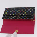 LOUIS VUITTON Multicolor Portefeiulle Sarah Wallet M60668 LV Auth 205408A-18