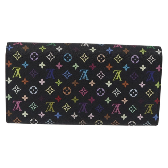 LOUIS VUITTON Multicolor Portefeiulle Sarah Wallet M60668 LV Auth 205408A