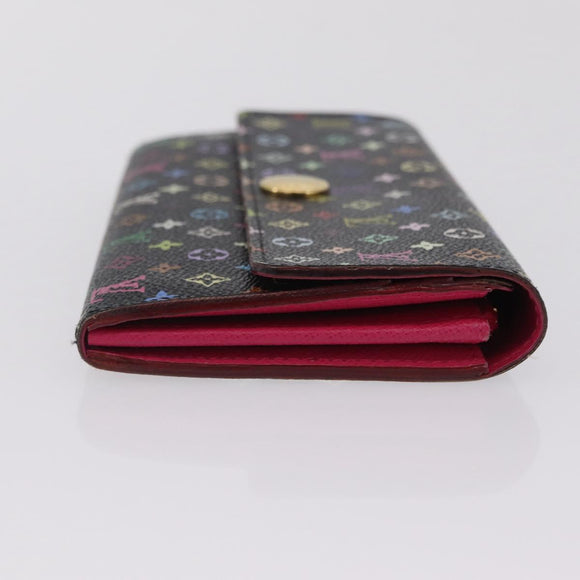 LOUIS VUITTON Multicolor Portefeiulle Sarah Wallet M60668 LV Auth 205408A