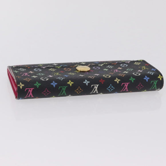 LOUIS VUITTON Multicolor Portefeiulle Sarah Wallet M60668 LV Auth 205408A