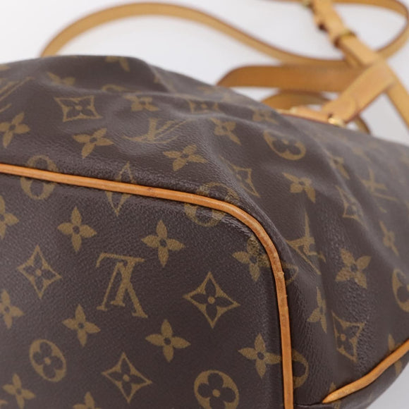 LOUIS VUITTON Monogram Palermo PM Tote Bag M40145 LV Auth 205409A