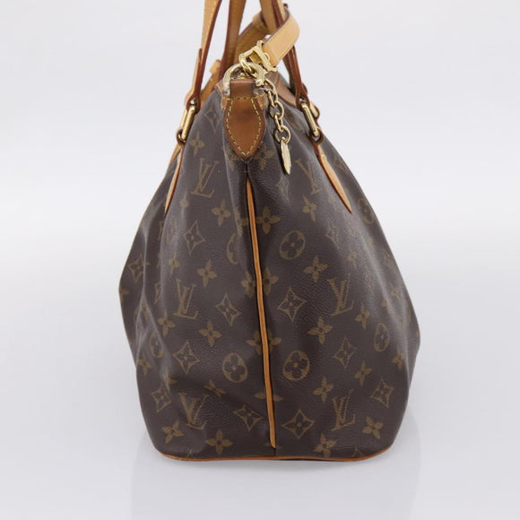 LOUIS VUITTON Monogram Palermo PM Tote Bag M40145 LV Auth 205409A