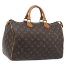 LOUIS VUITTON Monogram Speedy 35 Hand Bag M41524 LV Auth 205410-1
