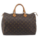 LOUIS VUITTON Monogram Speedy 35 Hand Bag M41524 LV Auth 205410-2