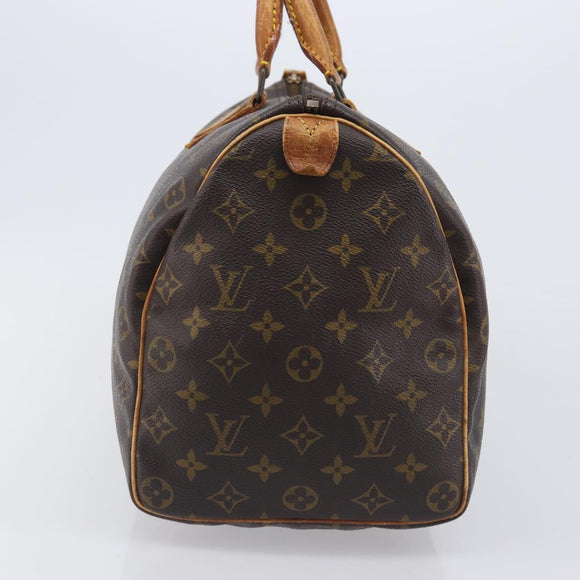 LOUIS VUITTON Monogram Speedy 35 Hand Bag M41524 LV Auth 205410