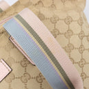 GUCCI GG Canvas Sherry Line Hand Bag Beige Gold 131230 Auth 205412-18