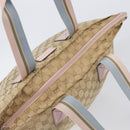 GUCCI GG Canvas Sherry Line Hand Bag Beige Gold 131230 Auth 205412-6
