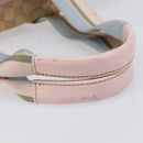 GUCCI GG Canvas Sherry Line Hand Bag Beige Gold 131230 Auth 205412-8