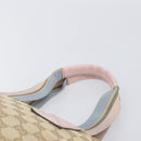 GUCCI GG Canvas Sherry Line Hand Bag Beige Gold 131230 Auth 205412-9