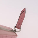 GUCCI Long Wallet Leather Pink Silver 443123 Auth 205414M-8