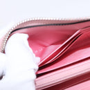 GUCCI Long Wallet Leather Pink Silver 443123 Auth 205414M-19