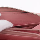 GUCCI Long Wallet Leather Pink Silver 443123 Auth 205414M-11