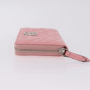 GUCCI Long Wallet Leather Pink Silver 443123 Auth 205414M-4