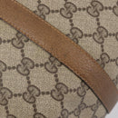 GUCCI GG Supreme Web Sherry Line Hand Bag PVC Beige Gold 40 02 007 Auth 205416-19