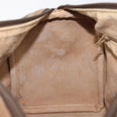 GUCCI GG Supreme Web Sherry Line Hand Bag PVC Beige Gold 40 02 007 Auth 205416-25