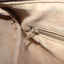 GUCCI GG Supreme Web Sherry Line Hand Bag PVC Beige Gold 40 02 007 Auth 205416-26