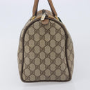 GUCCI GG Supreme Web Sherry Line Hand Bag PVC Beige Gold 40 02 007 Auth 205416-3