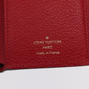 LOUIS VUITTON Empreinte Portefeuille Victorine Wallet Red M62554 LV Auth 205417M-19