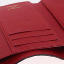 LOUIS VUITTON Empreinte Portefeuille Victorine Wallet Red M62554 LV Auth 205417M-23
