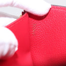 LOUIS VUITTON Empreinte Portefeuille Victorine Wallet Red M62554 LV Auth 205417M-11