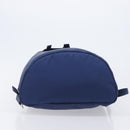 PRADA Backpack Nylon Blue Silver Auth 205419A-5