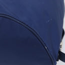 PRADA Backpack Nylon Blue Silver Auth 205419A-16