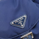 PRADA Backpack Nylon Blue Silver Auth 205419A-22