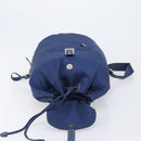 PRADA Backpack Nylon Blue Silver Auth 205419A-24