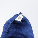 PRADA Backpack Nylon Blue Silver Auth 205419A-11