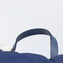 PRADA Backpack Nylon Blue Silver Auth 205419A-14
