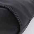 Coach Shoulder Bag Leather Black Gold Auth 205420-10