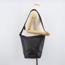 Coach Shoulder Bag Leather Black Gold Auth 205420-23