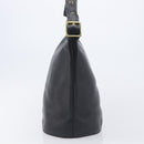 Coach Shoulder Bag Leather Black Gold Auth 205420-4