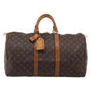 LOUIS VUITTON Monogram Keepall 50 Boston Bag M41426 LV Auth 205423-2
