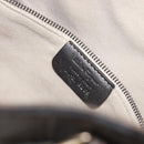 Salvatore Ferragamo Gancini Hand Bag Croco Embossing Silver Gold Auth 205427A-24