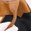 Saint Laurent Tote Bag PVC Canvas Black Gold Auth 205428-10