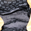 Saint Laurent Tote Bag PVC Canvas Black Gold Auth 205428-12