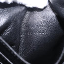 Christian Dior Chain Cannage Bag Patent Leather Black Silver Auth 205445V-21