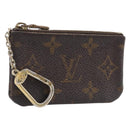 LOUIS VUITTON Monogram Pochette Cles Coin Purse M62650 LV Auth 205446-1