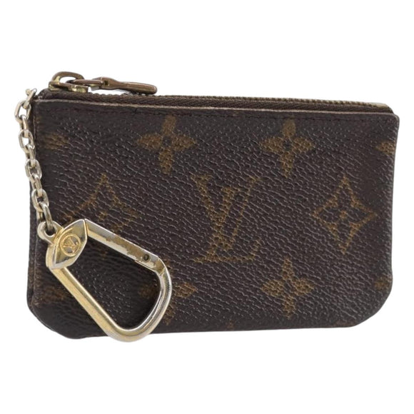 LOUIS VUITTON Monogram Pochette Cles Coin Purse M62650 LV Auth 205446