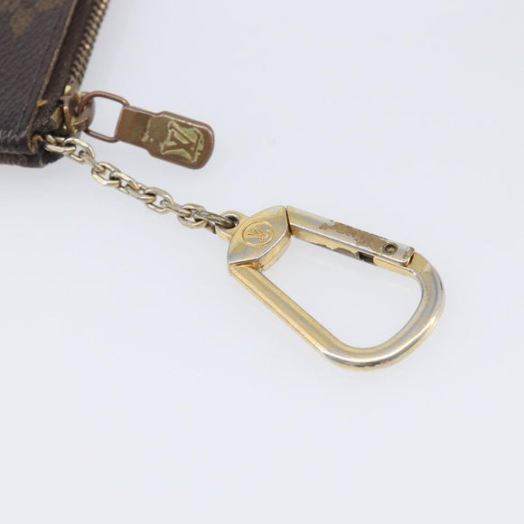 LOUIS VUITTON Monogram Pochette Cles Coin Purse M62650 LV Auth 205446