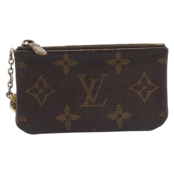 LOUIS VUITTON Monogram Pochette Cles Coin Purse M62650 LV Auth 205446